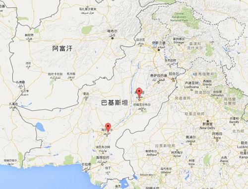图中黑色线路为巴基斯坦"1号铁路干线,中巴本次签署的协议计划将其